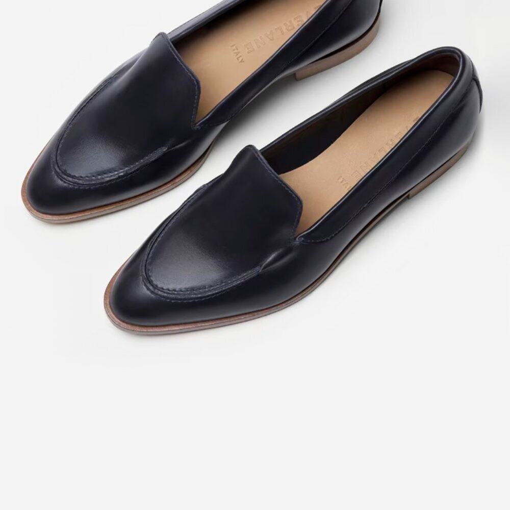 Everlane The Modern Leather Loafer in Midnight